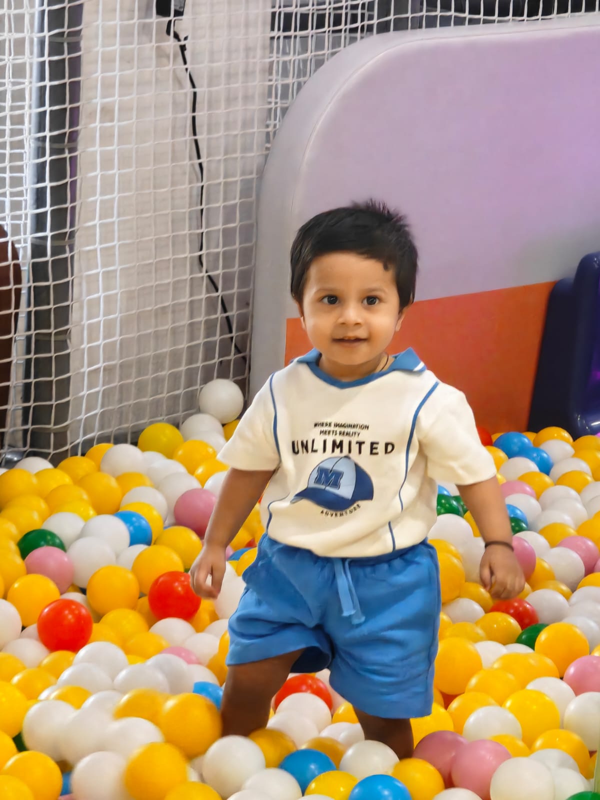 Children playing at Topsy Turvy kids playzone in Nagpur