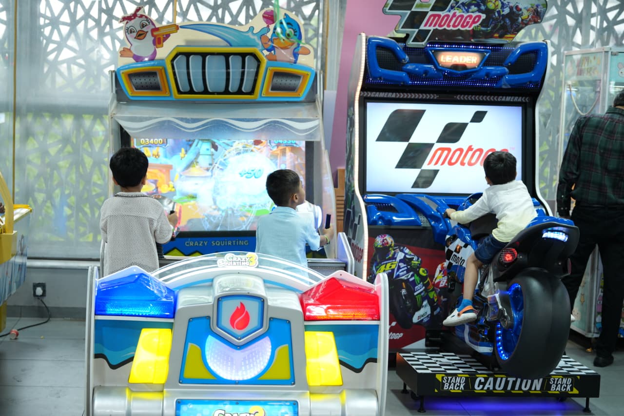 Electronic gaming zone for kids at Topsy Turvy Nagpur